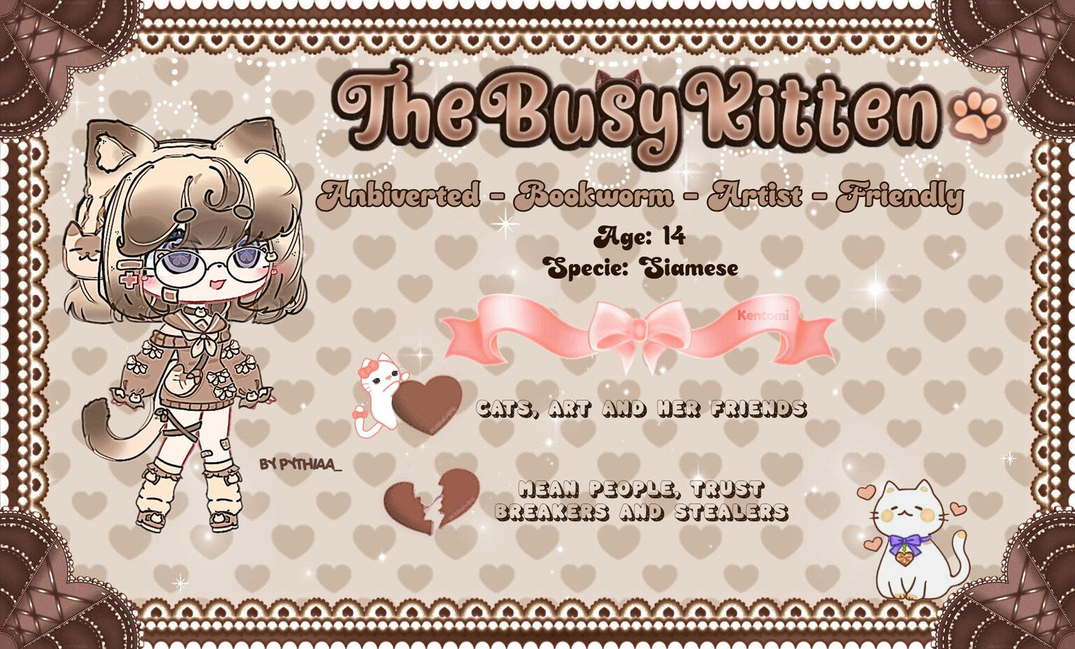 SOLD / @sialovescats DC